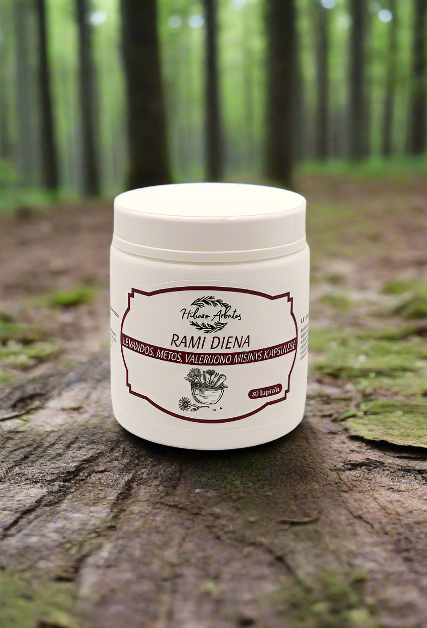 „Rami Diena“ – Natūralus žolelių kompleksas jūsų ramybei ir atsipalaidavimui